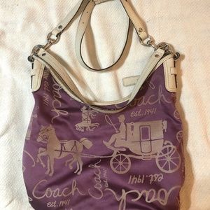 Coach purse (large, cross body)